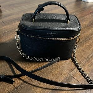 Black  Louis Vuitton Vanity PM bag